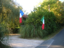 entrée du parking